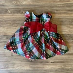 Bonnie Baby Christmas Dress & Diaper Cover